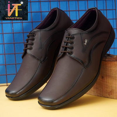 VANETIEN F-LUKE-DERBY Derby For Men(Brown , 6)