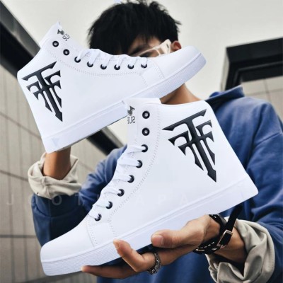 JOOTIYAPA PREMIUM TRENDING HIGH TOPS SHOES FOR MEN High Tops For Men(White)