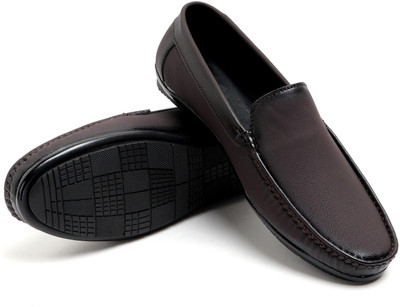 Hilux Men's Stylish, Comfortable & Casual Slip-On Loafers Loafers For Men(Brown , 10)