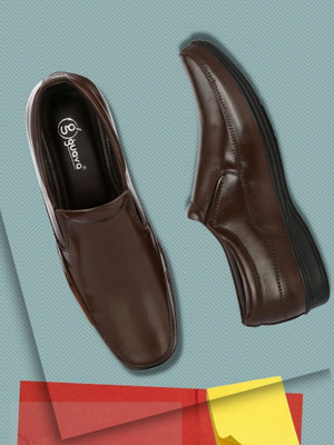 GUAVA GV15JA863 Slip On For Men(Brown , 10)