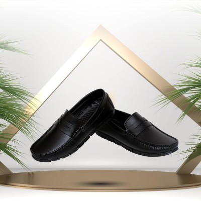 del piero Loafers For Men(Black , 8)