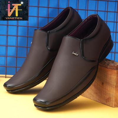 VANETIEN F-LUKE Slip On For Men(Brown , 9)