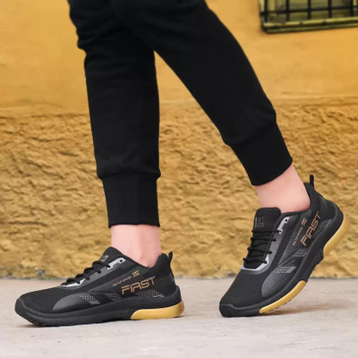 Pennon PENNON Casual Shoes For Men Walking, Sneakers,Loafer casual shoes for Men black Sneakers For Men(Black , 7)