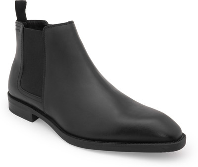 RED TAPE Chelsea Boots for Men | Soft Cushioned Insole, Slip-Resistance Boots For Men(Black , 7)