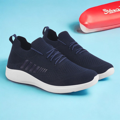 Face Light Weight Sport Shoe For Men Running Shoes For Men(Navy , 10)