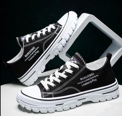 Targaryen Trendy Black casual sneakers for men and boys Sneakers For Men(Black)