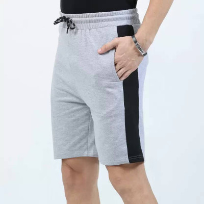 LARRY & EVA Striped Men Black Regular Shorts