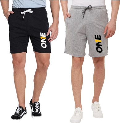 ACTIVEMENS Printed Men Multicolor Basic Shorts