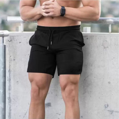 Solid Men Black Gym Shorts