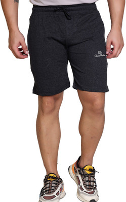 Classic Martino Solid Men Black Regular Shorts