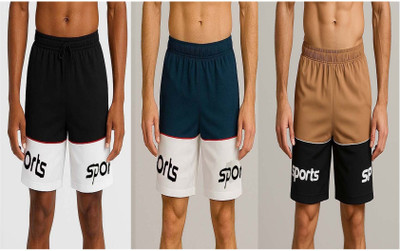 Men Multicolor Sports Shorts
