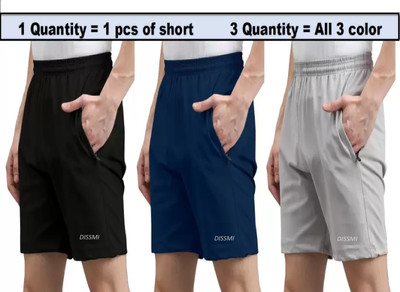 DISSMI Self Design Men Multicolor Regular Shorts