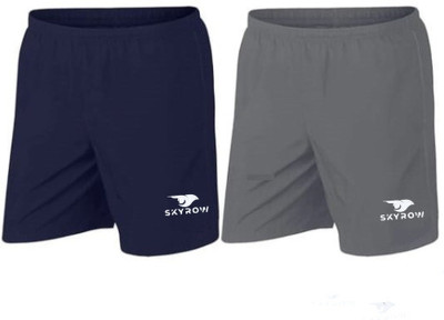 skyrow Printed Men Multicolor Regular Shorts
