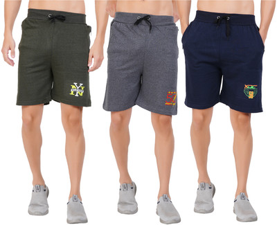 ONCH Solid Men Multicolor Beach Shorts