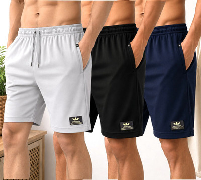 Leemak Men Multicolor Basic Shorts