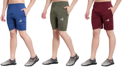 Golazo Solid Men Multicolor Regular Shorts