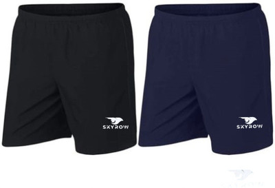 skyrow Printed Men Multicolor Regular Shorts