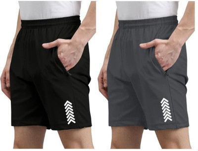 skyrow Color Block Men Multicolor Regular Shorts