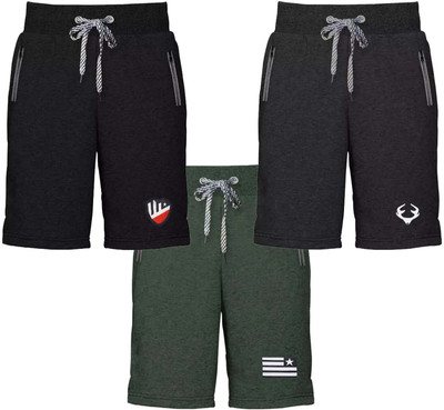 ONCH Solid Men Multicolor Beach Shorts