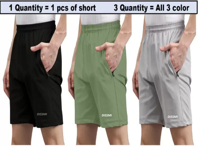 DISSMI Self Design Men Multicolor Regular Shorts