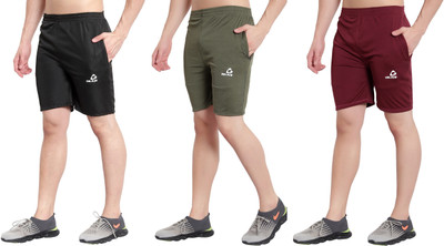 Golazo Solid Men Multicolor Regular Shorts