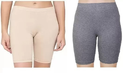 IKHLAS Solid Women Multicolor Cycling Shorts