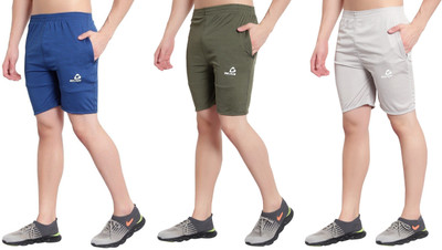 Golazo Solid Men Multicolor Regular Shorts