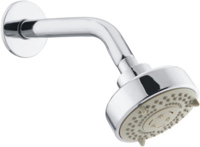 Clint by InBath 4 Inches Round Multi-Flow Overhead Shower With 9 Inches SS Round Arm ST Shower Head