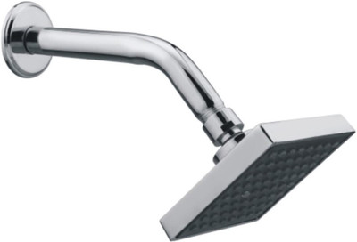 clion by InBath 4x4 Inches Square Overhead Shower With 9 Inches SS Round Arm For Bathroom Shower Head