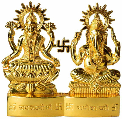 SHRI ASTHA VINAYAK Decorative Showpiece  -  3 cm(Metal, Gold)