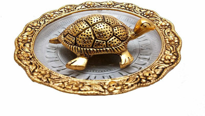 SHRI ASTHA VINAYAK Decorative Showpiece  -  3 cm(Aluminium, Gold)