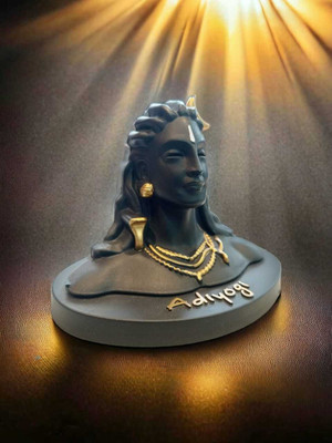 Gurucharan Decorative Showpiece  -  13 cm(Resin, Black)