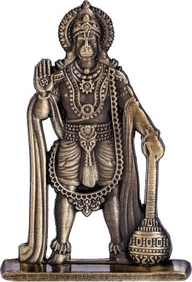 zyttra Hanuman Ji Car Dashboard Idol Decorative Showpiece  -  6 cm(Metal, Yellow)