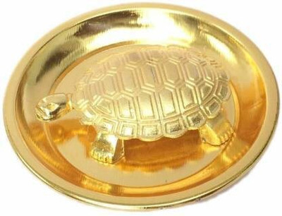 SHRI ASTHA VINAYAK Decorative Showpiece  -  9 cm(Brass, Gold)