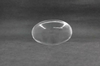 NAVYAKSH 31.75 ct. Pure Sphatik Saligram Shiva Lingam Decorative Showpiece  -  1 cm(Crystal, Clear)