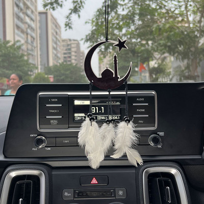 DikshaCration Dream Catcher Car Hanging Vibrant islamic car dream catcher decorative islamic Car Hanging Ornament(Pack of 1)