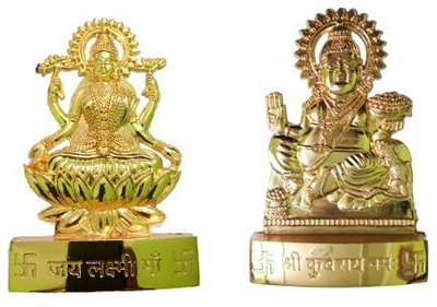 SHRI ASTHA VINAYAK Decorative Showpiece  -  11 cm(Metal, Gold)