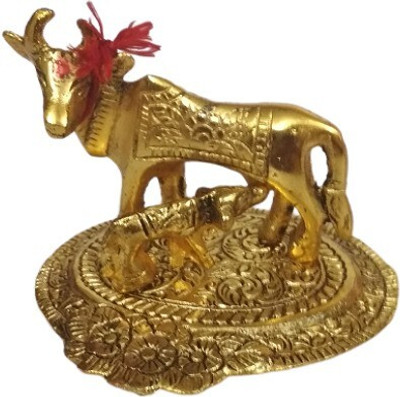 SHRI ASTHA VINAYAK Decorative Showpiece  -  10 cm(Aluminium, Gold)