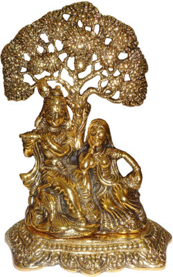 SHRI ASTHA VINAYAK Decorative Showpiece  -  20 cm(Aluminium, Gold)