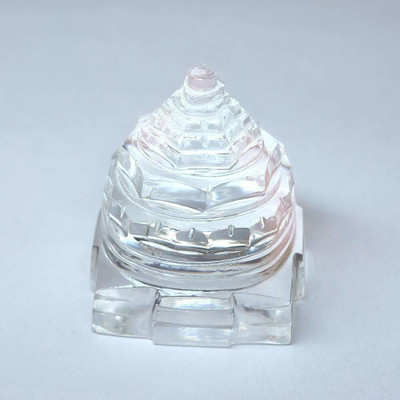 SHRI ASTHA VINAYAK Decorative Showpiece  -  15 cm(Glass, Clear)