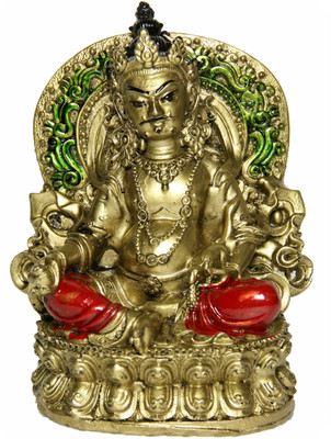 Feng Shui Art Vastu / Lord Kuber For Wealth And Success� Decorative Showpiece  -  12 cm(Polyresin, Gold)