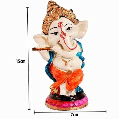 Shrigopal Decorative Showpiece  -  4 cm(Ceramic, White)