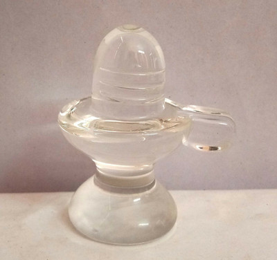 SHRI ASTHA VINAYAK Decorative Showpiece  -  6 cm(Glass, Clear)