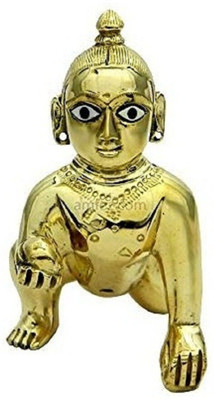 SHRI ASTHA VINAYAK Decorative Showpiece  -  6 cm(Brass, Gold)
