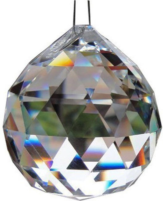 SHRI ASTHA VINAYAK Decorative Showpiece  -  6 cm(Crystal, White)