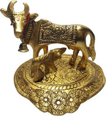 SHRI ASTHA VINAYAK Decorative Showpiece  -  10 cm(Brass, Yellow)