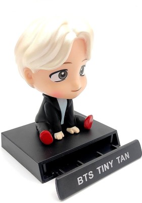 gtrp BTS-JIN Bobblehead with Mobile Holder for Car Dashboard, Office Desk(Multicolor)