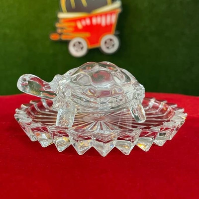 SHRI ASTHA VINAYAK Decorative Showpiece  -  8 cm(Crystal, Clear)