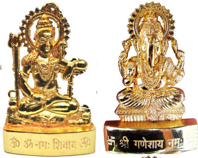 SHRI ASTHA VINAYAK Decorative Showpiece  -  7 cm(Polyresin, Yellow)