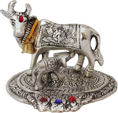 SHRI ASTHA VINAYAK Decorative Showpiece  -  12.5 cm(Aluminium, Silver)
